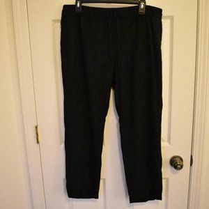 Old Navy Black Linen Capri Pants